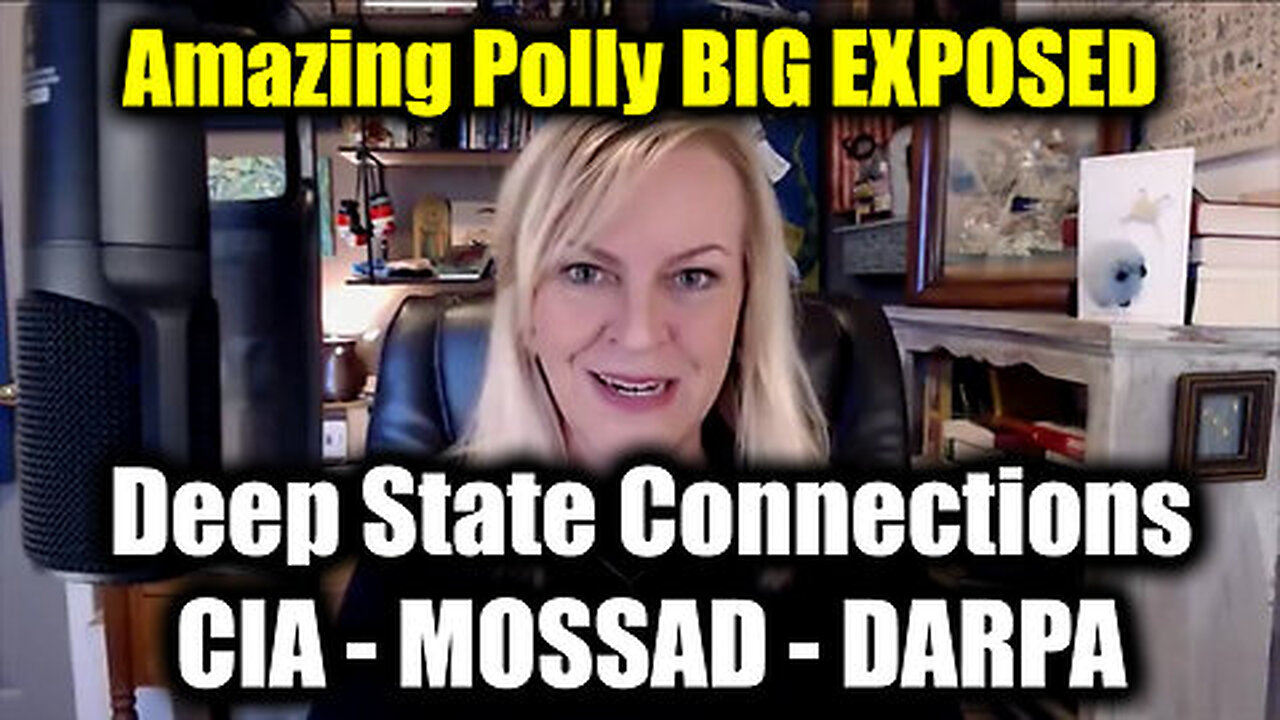 Amazing Polly BIG EXPOSED - Deep State Connections - CIA - MOSSAD - DARPA