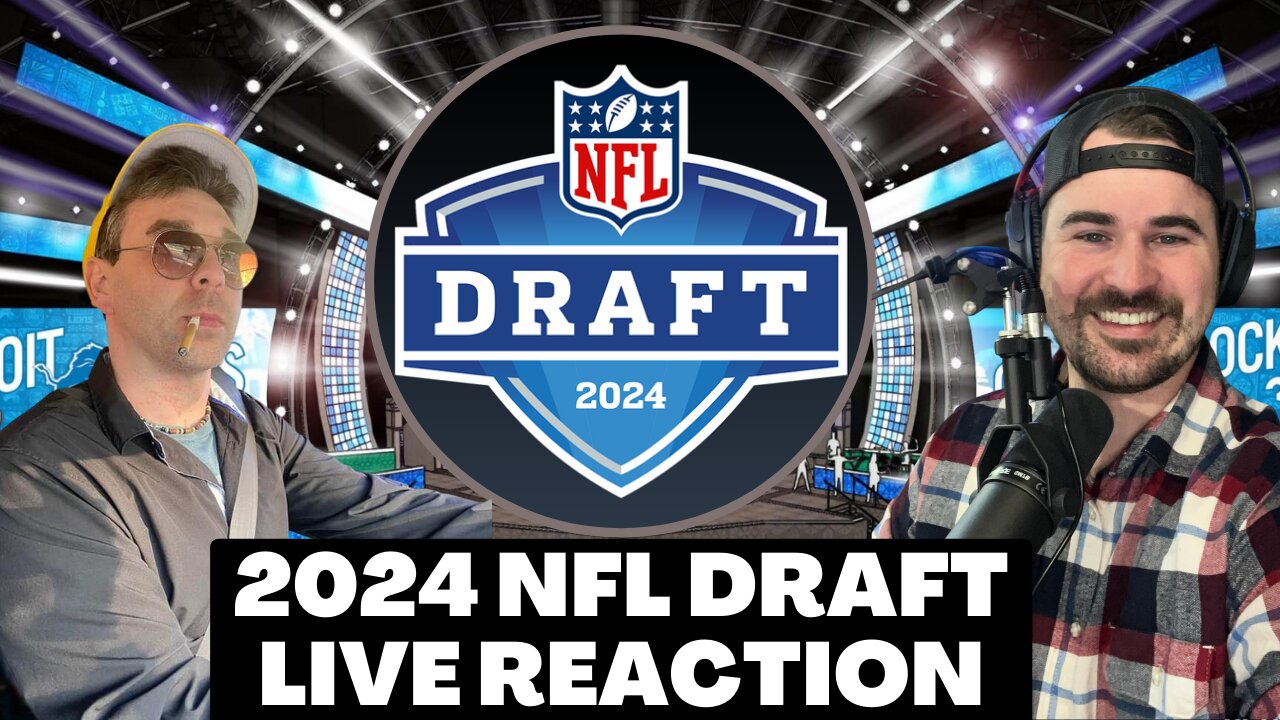 🏈 2024 NFL Draft - Round 1 🏈 Live Reaction! 🏈