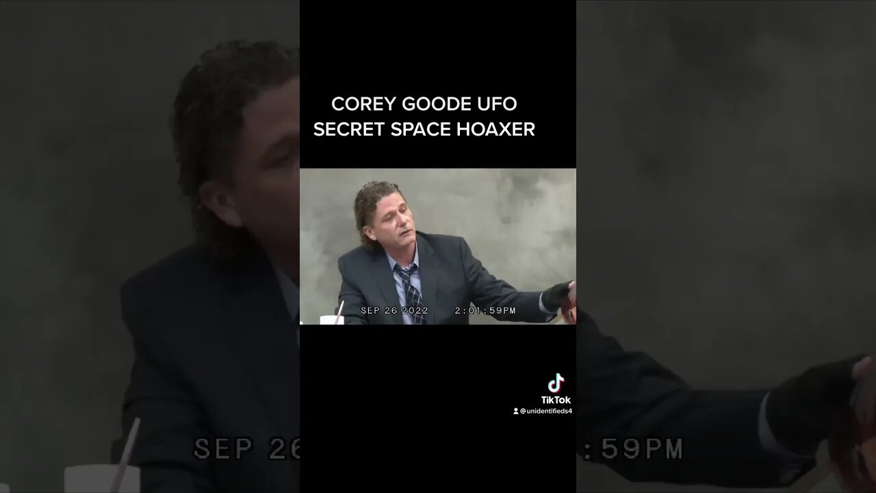 COREY GOODE ADMITS ITS ALL MADE UP UNDER OATH