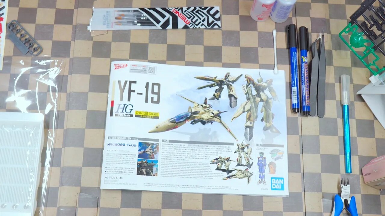 BANDAI HG 1/100 YF-19 MACROSS 40週年紀念! BUILD