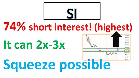 #SI 🔥 Highest 74% short interest! It can easily 2-3x! short squeeze is very possible! $SI