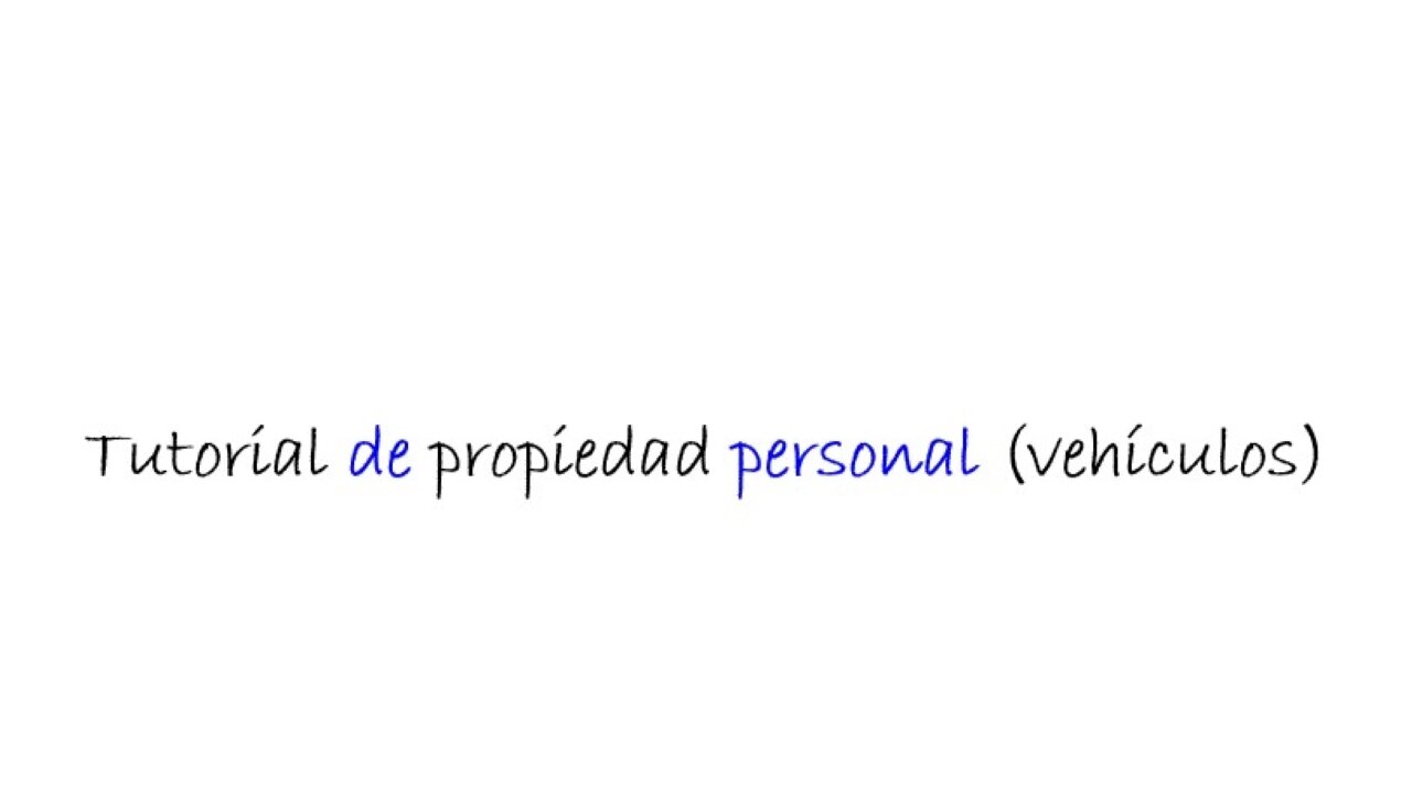 Web - Property Vehicles - Spanish