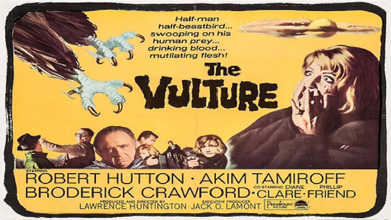 THE VULTURE 1966 Giant Vulture Terrorizes British Town UNCUT 91m Version FULL MOVIE Enhanced Video
