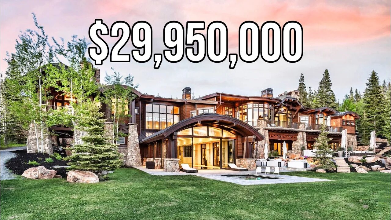 $29,950,000 Timeless Elegant Mountain Estate | Mansion Tour