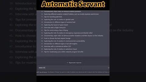ChatGPT is My Automatic Servant and Content Assistant #AI
