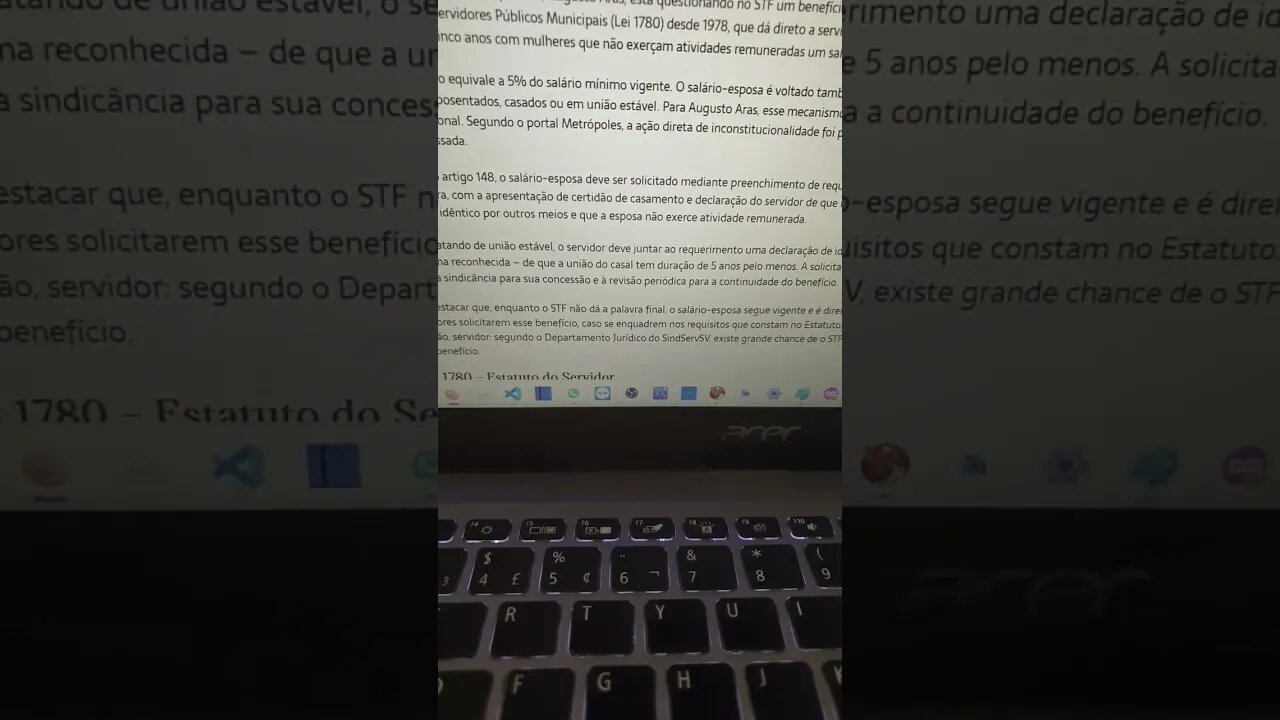 Sabia que existe salário esposa para funcionários públicos municipais ... funcionalismo é vergonha !