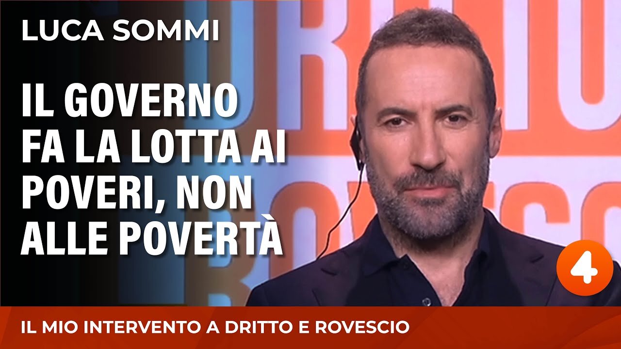 Luca Sommi in tv:Il Governo italiano di Lady Aspen Giorgia fa la lotta ai poveri,non alla povertà. TUTTI I POLITICI SONO GLI SCHIAVI E I CAMERIERI DEI BANCHIERI..MERDALIA💩UN PAESE DI MERDA DI POLITICI CORROTTI E UN POPOLO D'IDIOTI