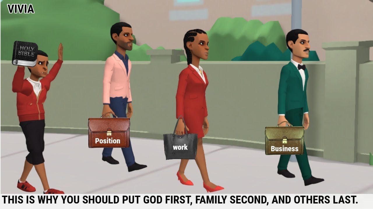 Put God first, Family second. Christian animation