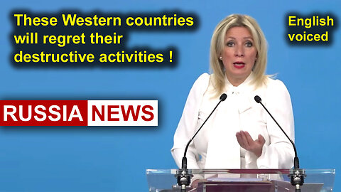 These Western countries will regret their destructive activities!