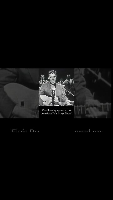 Re-Live History: Elvis Presley's Debut on American TV's Stage Show #shorts #elvispresley #rocknroll