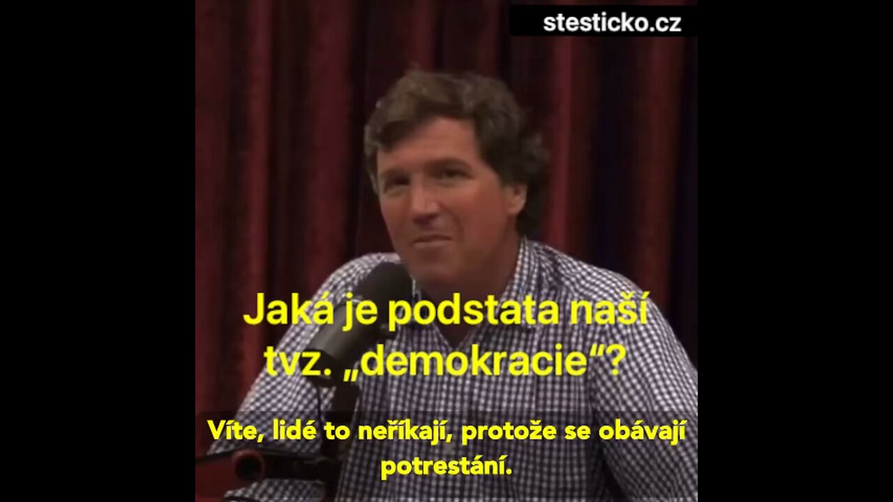 T. Carlson Jaká je podstata naši Demokracie - How Is our demokracy