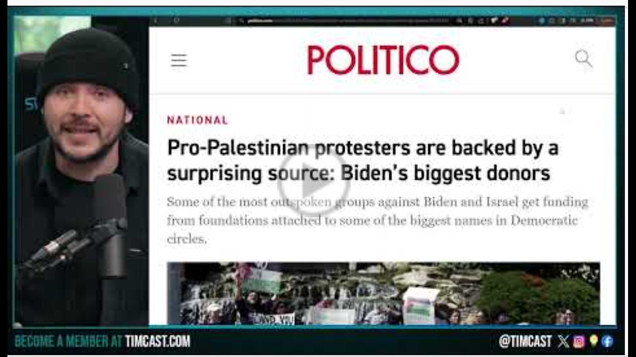 Biden Donors FUNDED Anti Israel Protest, Democrats SCREWED, Deep State Has NO CHOICE But Trump 2024