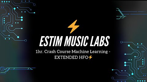 1hr. Crash Course Machine Learning - EXTENDED HFO