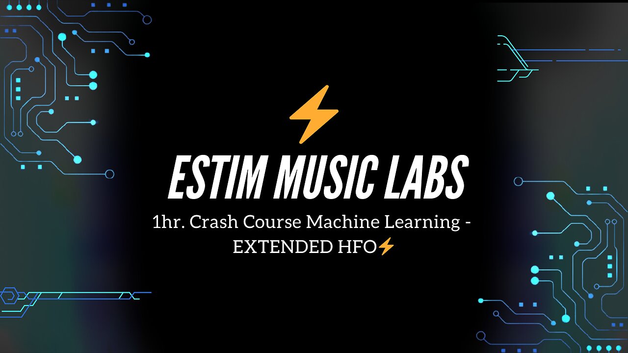 1hr. Crash Course Machine Learning - EXTENDED HFO