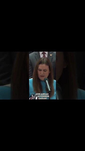 Arkansas Governor Sarah, Announcs A Universal School Choice Proposal