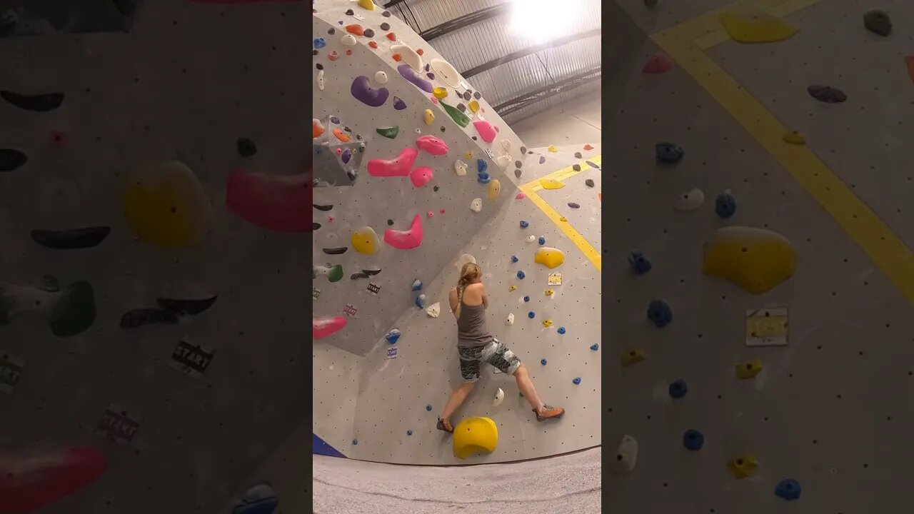 V1 Boulder at The Riveter in Asheville NC #shorts