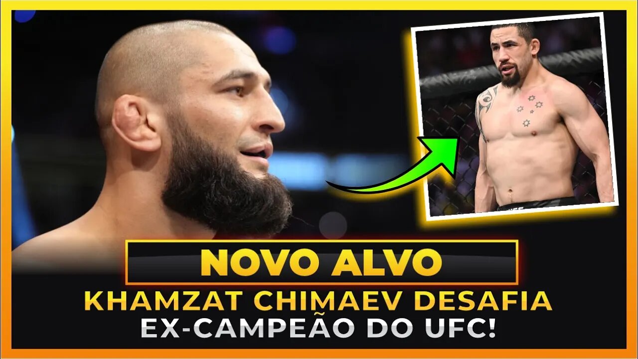 KHAMZAT CHIMAEV PEDE LUTA CONTRA ÍCONE DO UFC!