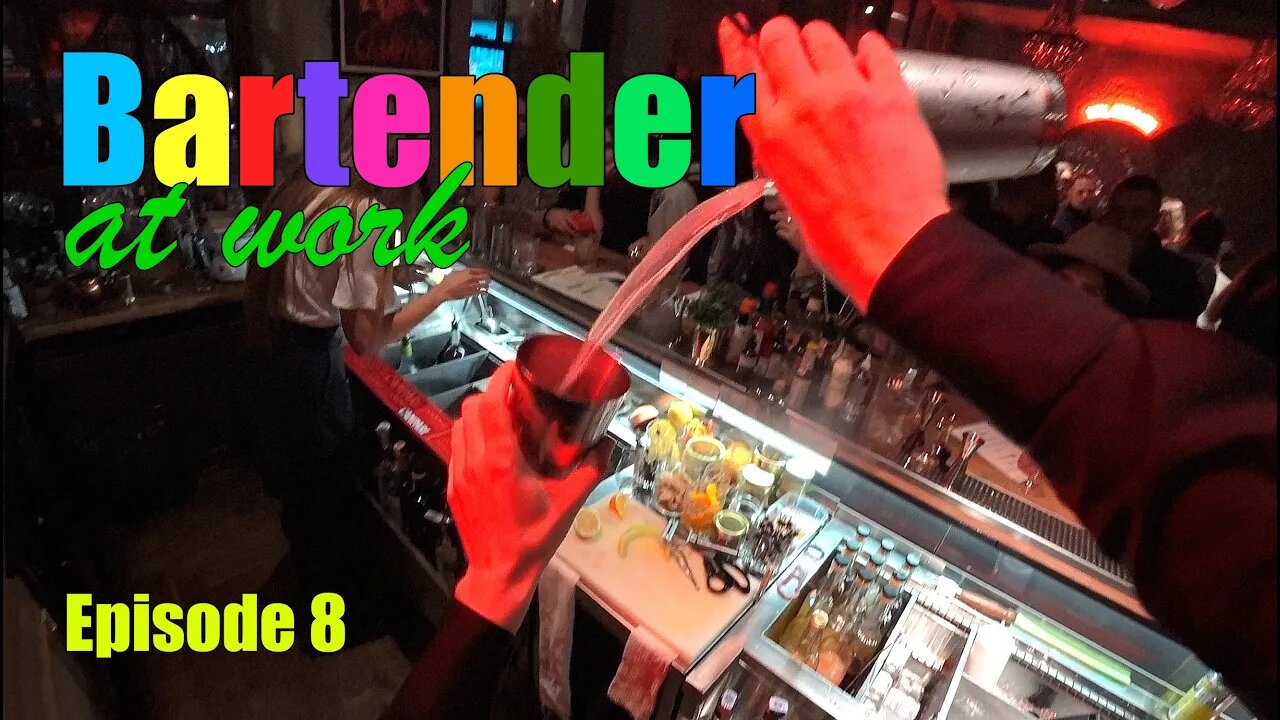 Bartender at work. Episode 9. #GoPro French 75 by Mr.Tolmach