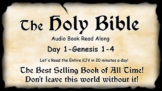 Midnight Oil in the Green Grove. DAY 1 - GENESIS 1-4 (Adam and Eve) KJV Audio Read Along