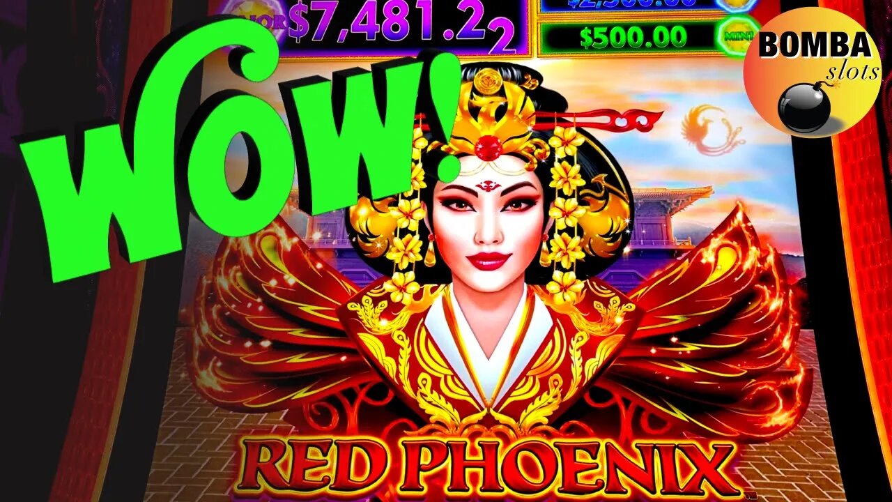 AMAZING! Jewel of the Dragon ~ Red Phoenix #Casino #LasVegas #SlotMachine