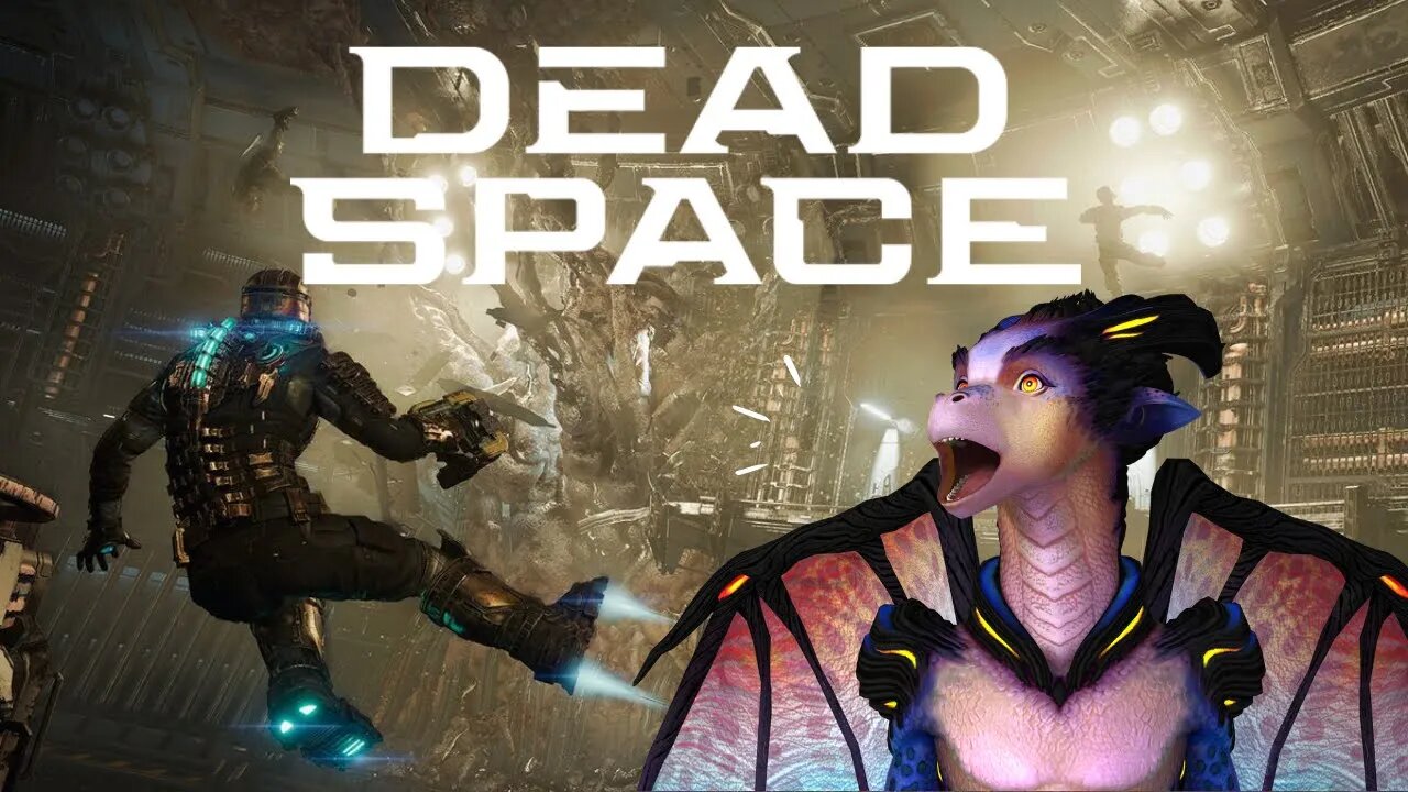 Fight in a dark Cargo Bay - Dead Space (2023)