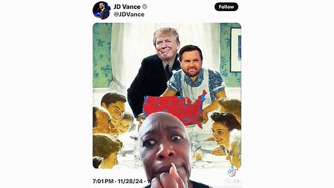 JD Vance Breaks Joy Reid As She Has One More Thanksgiving Freakout