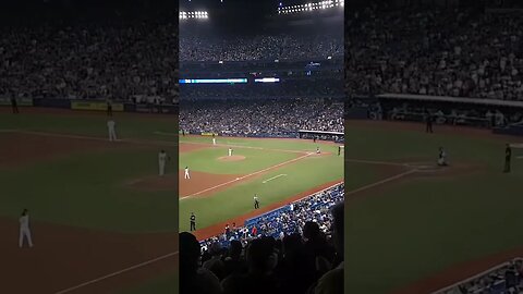 Toronto Blue Jays Stadium at Night #rogerscentre