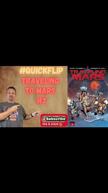 Traveling to Mars #3 Ablaze Comics #QuickFlip Comic Book Review Mark Russell,Roberto Meli #shorts
