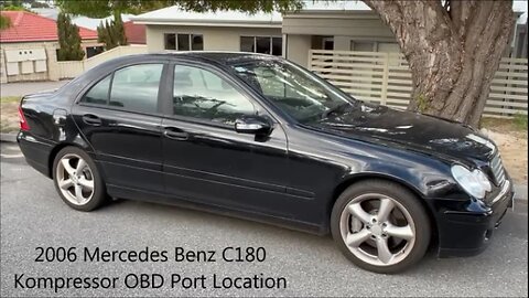 2006 Mercedes Benz C180 Kompressor OBD Port Location