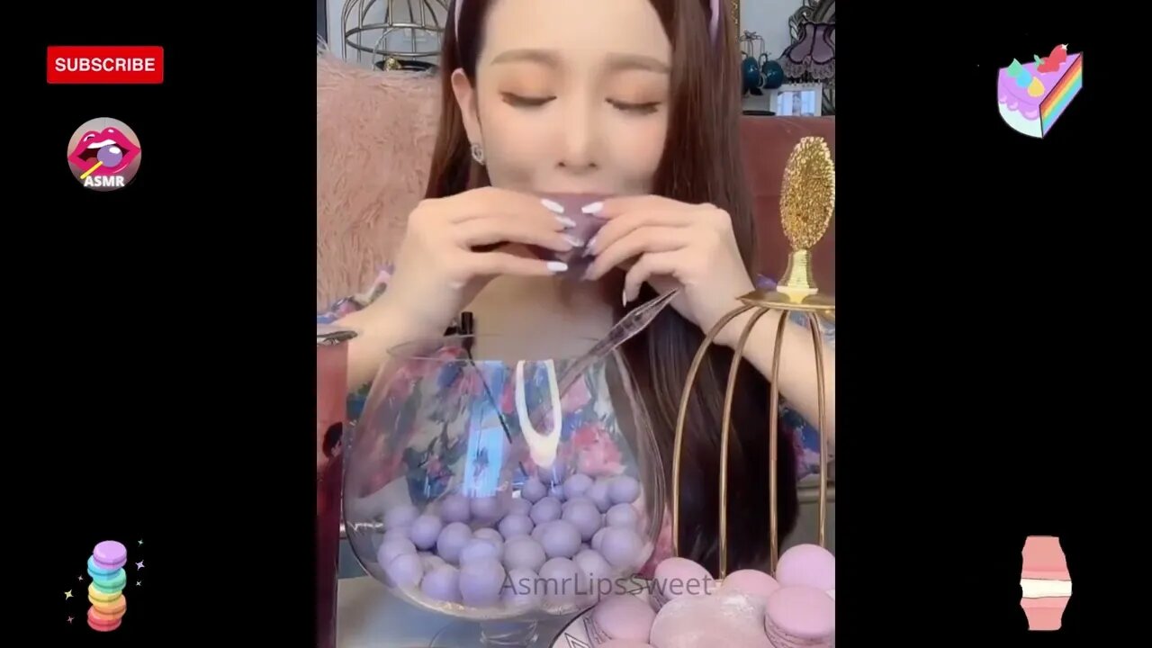 🧁🍰 mukbang ASMR eating cake/mochi/crepe compilation #mukbang #asmreating #kwaimukbangshow