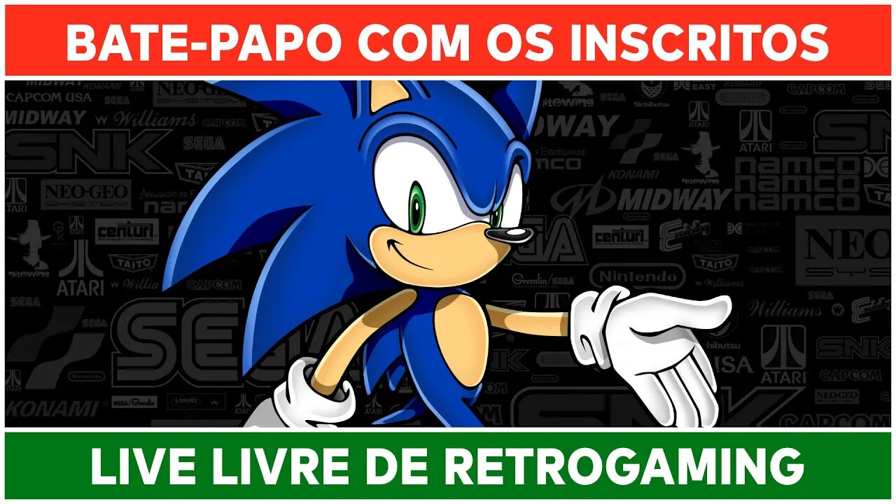 ⌈ Live ⌋ Jogando RetroGaming hoje!