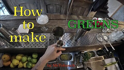 How to make GREENS by Mr.Tolmach