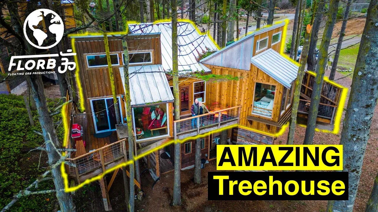 Family's Luxurious Treehouse is a Castle in the Sky