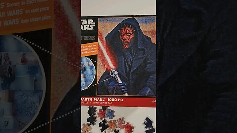 Darth Maul Photomosaic Starting Today! #darthmaul #puzzle #shorts #buffalo #games #puzzles