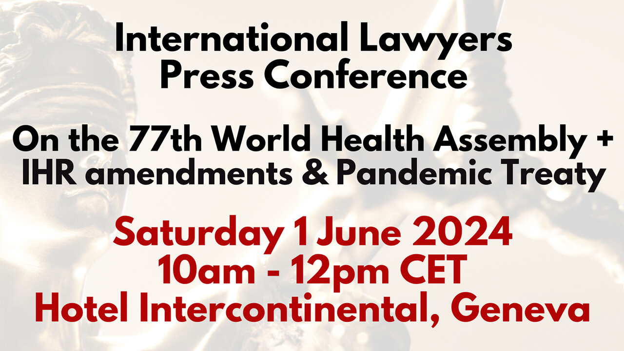 International Lawyers Press Conference