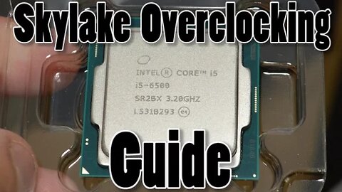 UEFI Update = Skylake Overclock