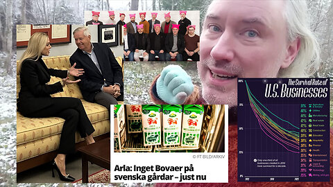 Avbefolkning. Bovaer ej i Arla nu. Plandemin utreds. Elon omutbar. Georgescu 58%. Europa-pendling