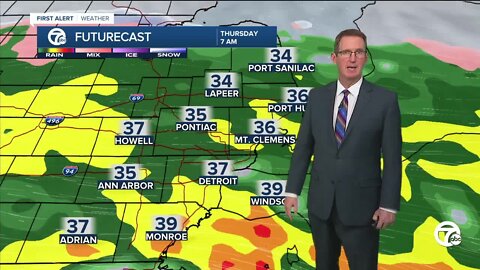 Dry and mild Wednesday