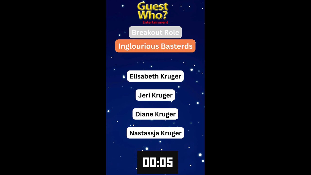 Guest This Actress #231 Like A Quick Quiz? | Inglourious Basterds
