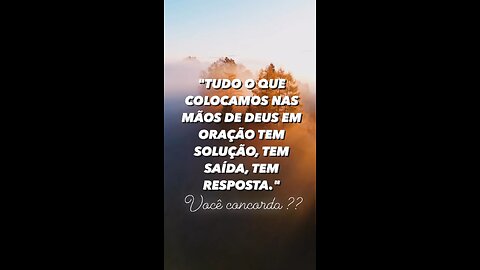 O poder da sua oração !!