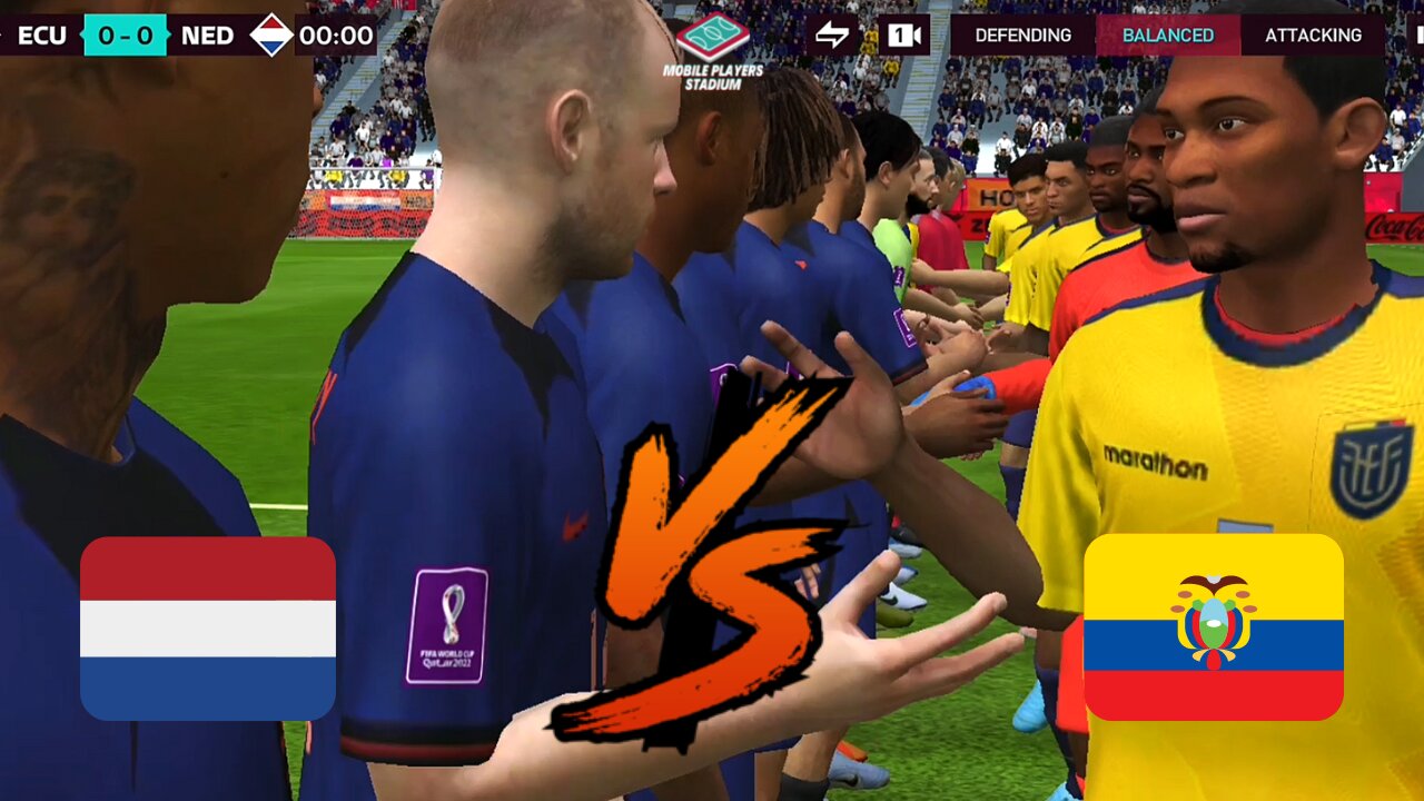 Ecuador vs Netherlands | FIFA MOBILE WORLD CUP