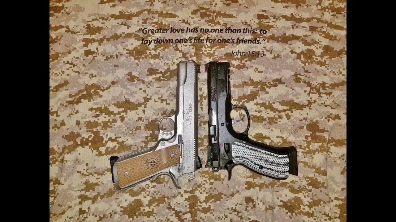 Springfield TRP 1911 and CZ SP-01 Shadow - USPSA Classifier