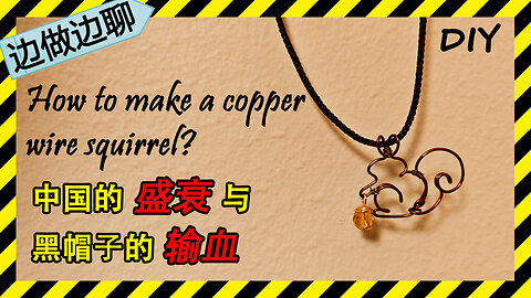 第21期 松鼠花生 Issue 21 copper wire crafting peanut the squirrel 中国繁荣与黑帽子 愚昧的东升西降