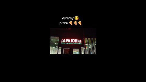 papa johns pizza 🍕