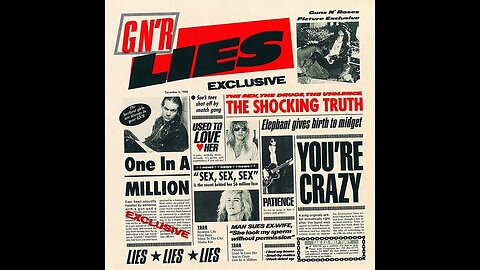 Patience by Guns N' Roses Lies (Lyrics and vocal track)