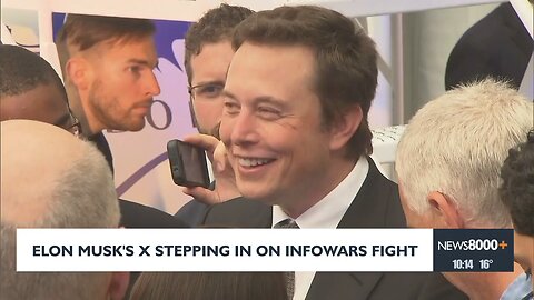 Elon Musk's X Stepping in on Infowars Fight