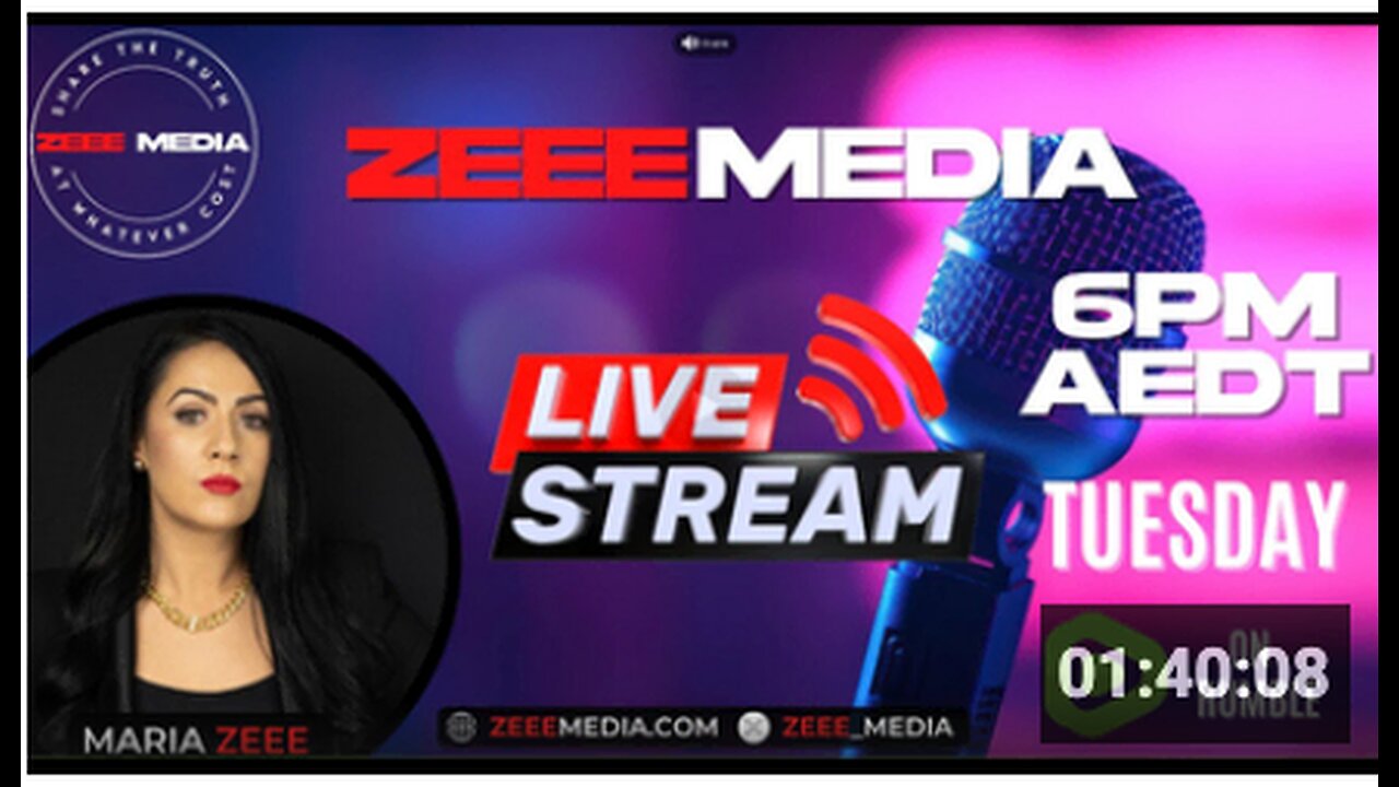 Maria Zeee LIVE @ 6PM WHO Treaty Failed Globalists Prepare Techno-War on Dissent