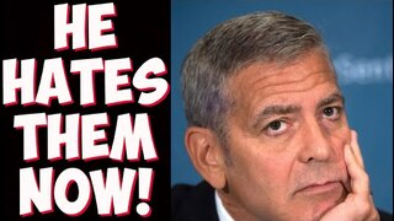 They F-KED me! George Clooney is FURIOUS Hollywood elite blame him for Trump win! Blames Obama!