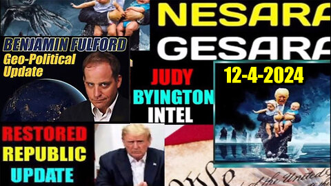 Judy Byington Update 12/4/24 - Trump Just dropped BOMBSHELL - This Changes EVERYTHING