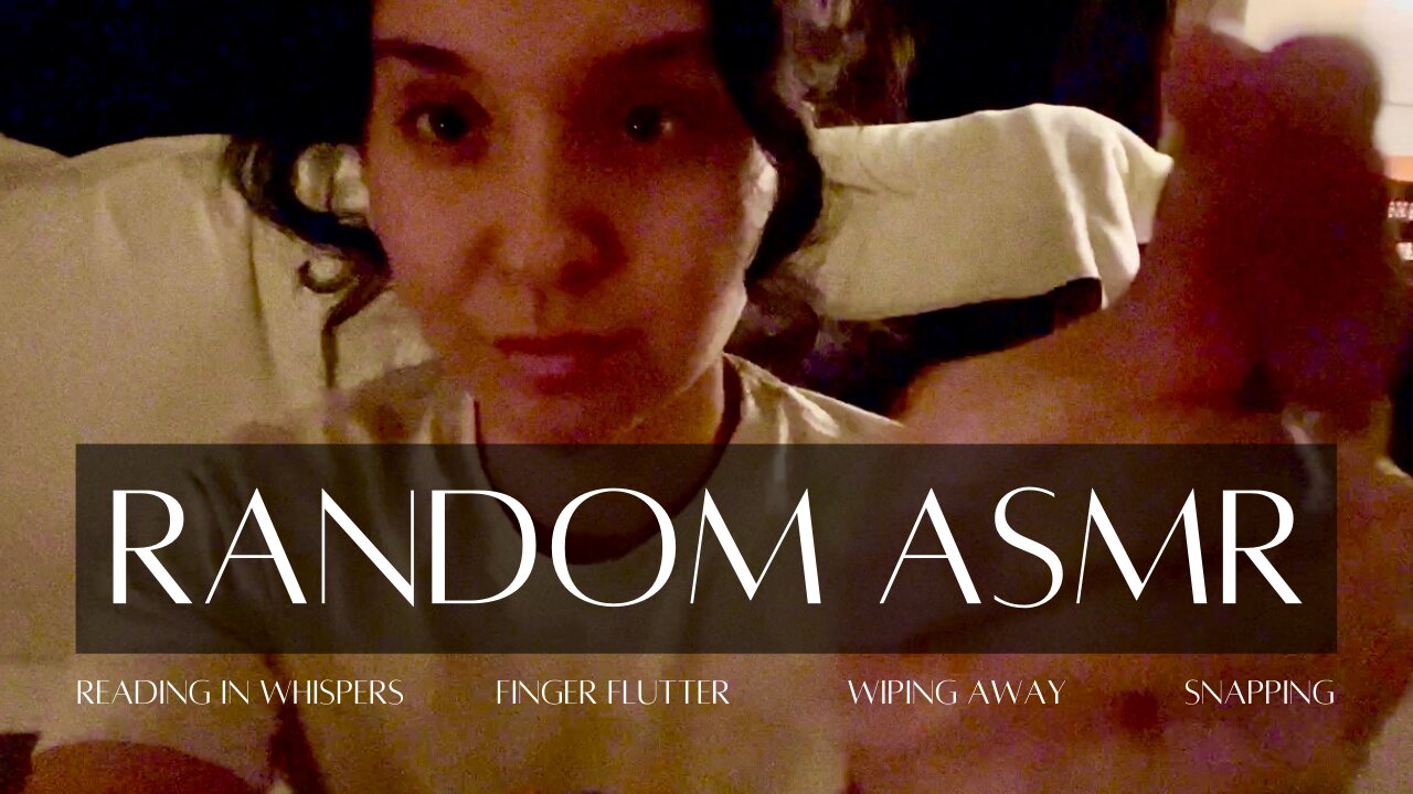 Reading Poetry in Whispers|Random Tingle Triggers|